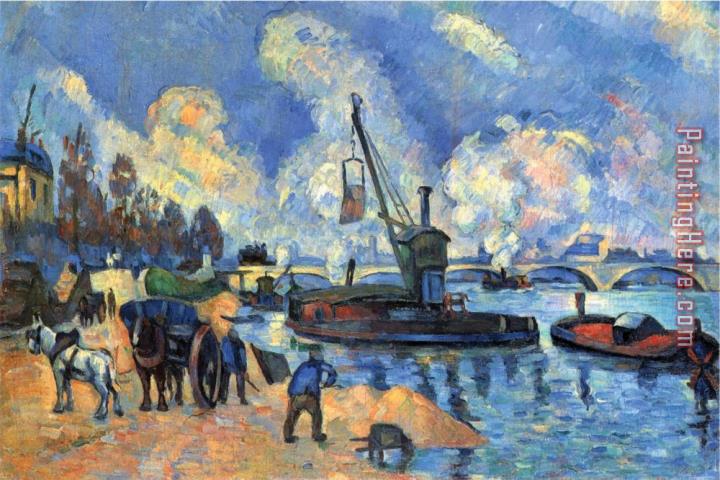 Paul Cezanne Seine at Bercy